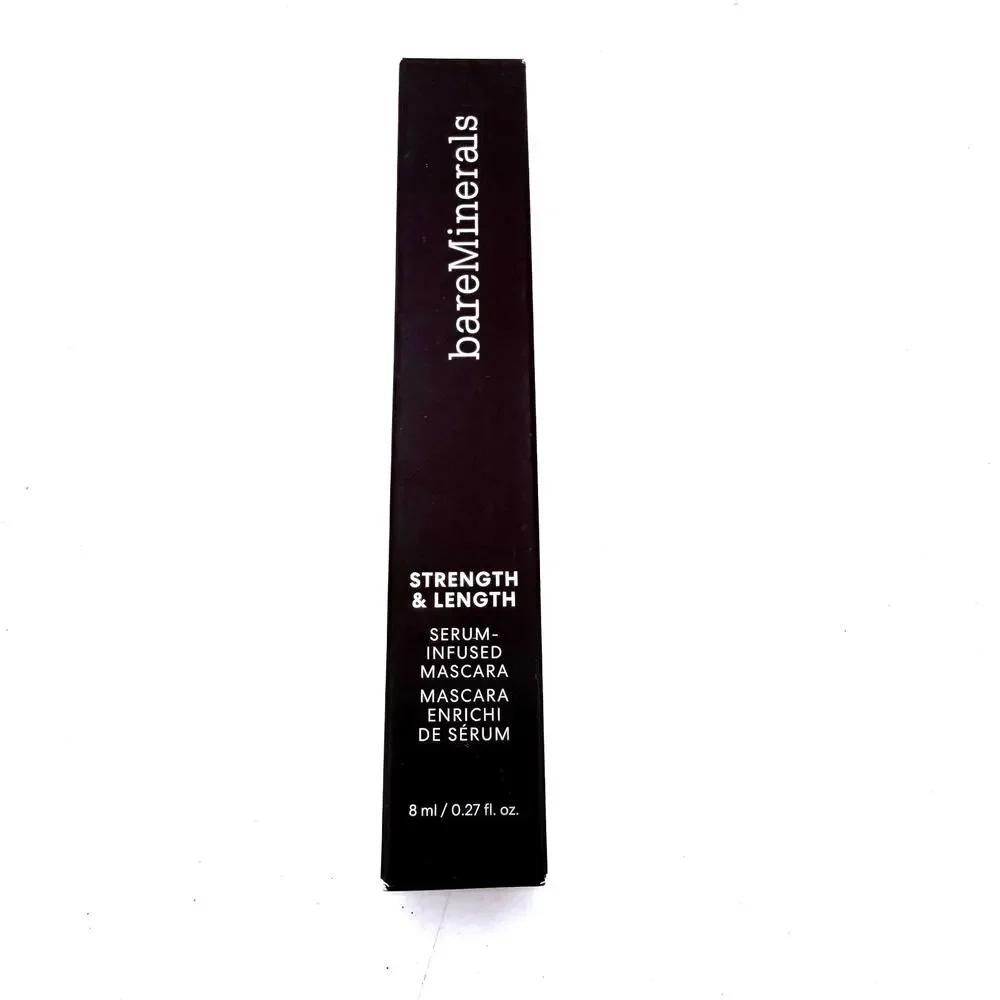 bareMinerals Strength & Length Serum Infused Mascara Extreme Black NEW in Box
